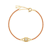 Unlock 18K Diamond String bracelet